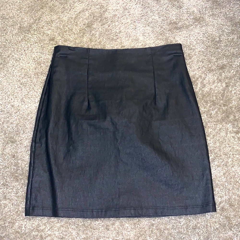 Windsor Faux Leather Pencil Skirt